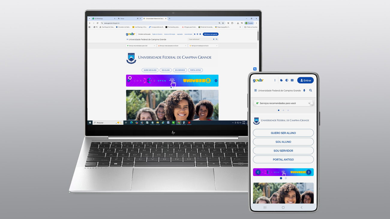 Lançado novo portal institucional da UFCG