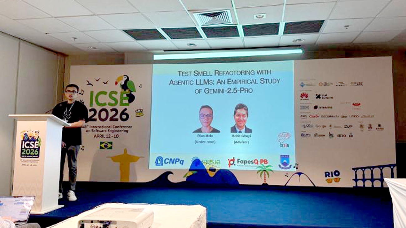 Aluno da UFCG conquista medalha de ouro no maior evento mundial de Engenharia de Software