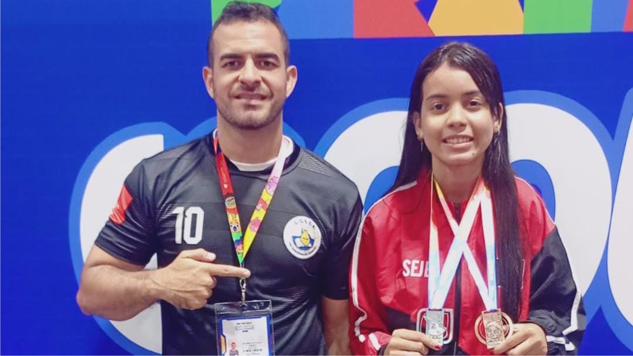 Atleta de projeto da UFCG conquista duas medalhas na etapa nacional das Paralimpíadas Escolares