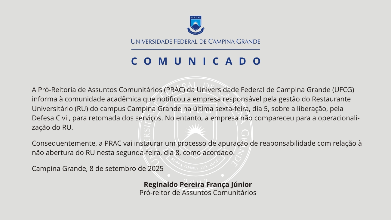 Apuração de responsabilidade pela não abertura do RU