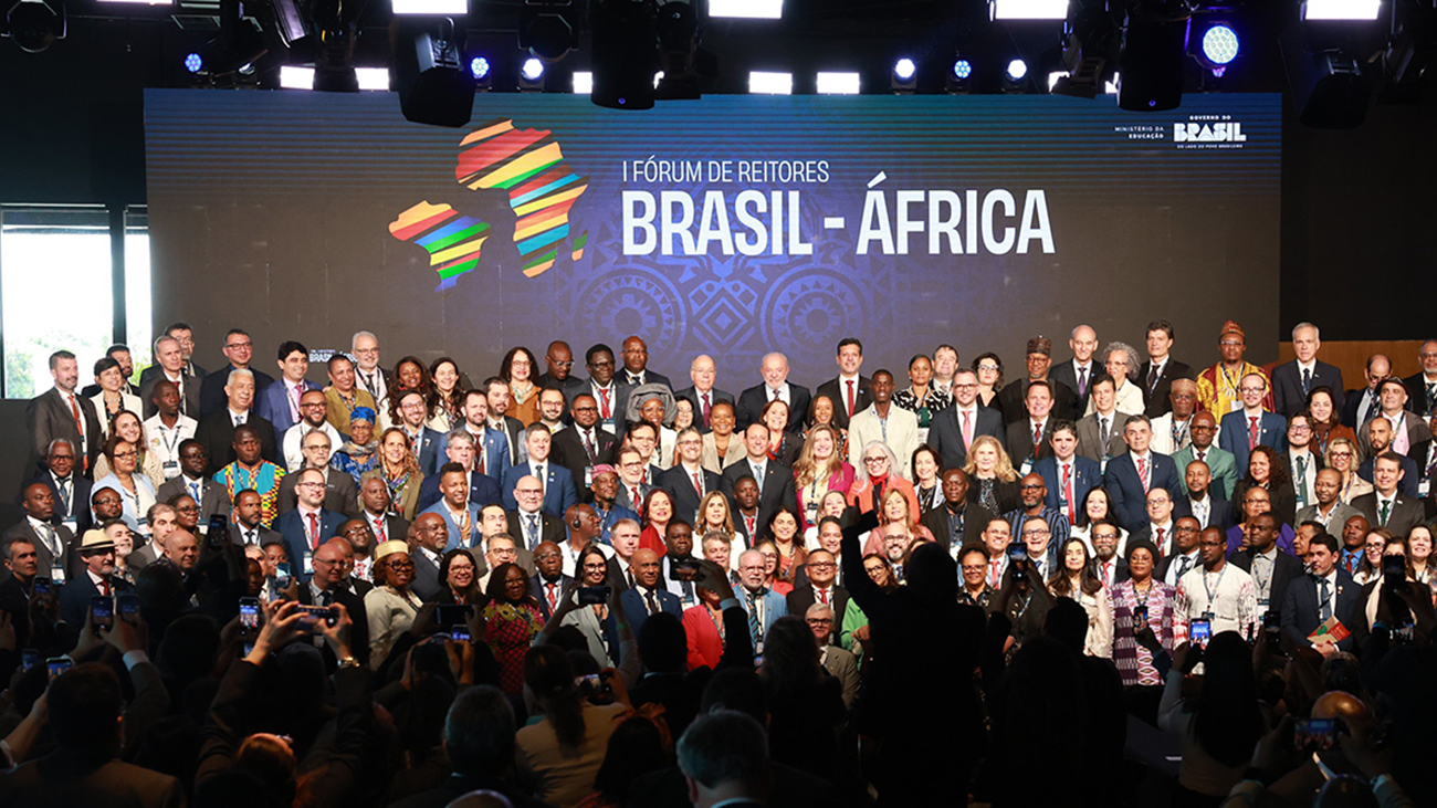 Reitor da UFCG participa do 1º Fórum de Reitores Brasil-África